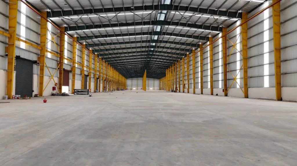 Interior of the storage warehouse